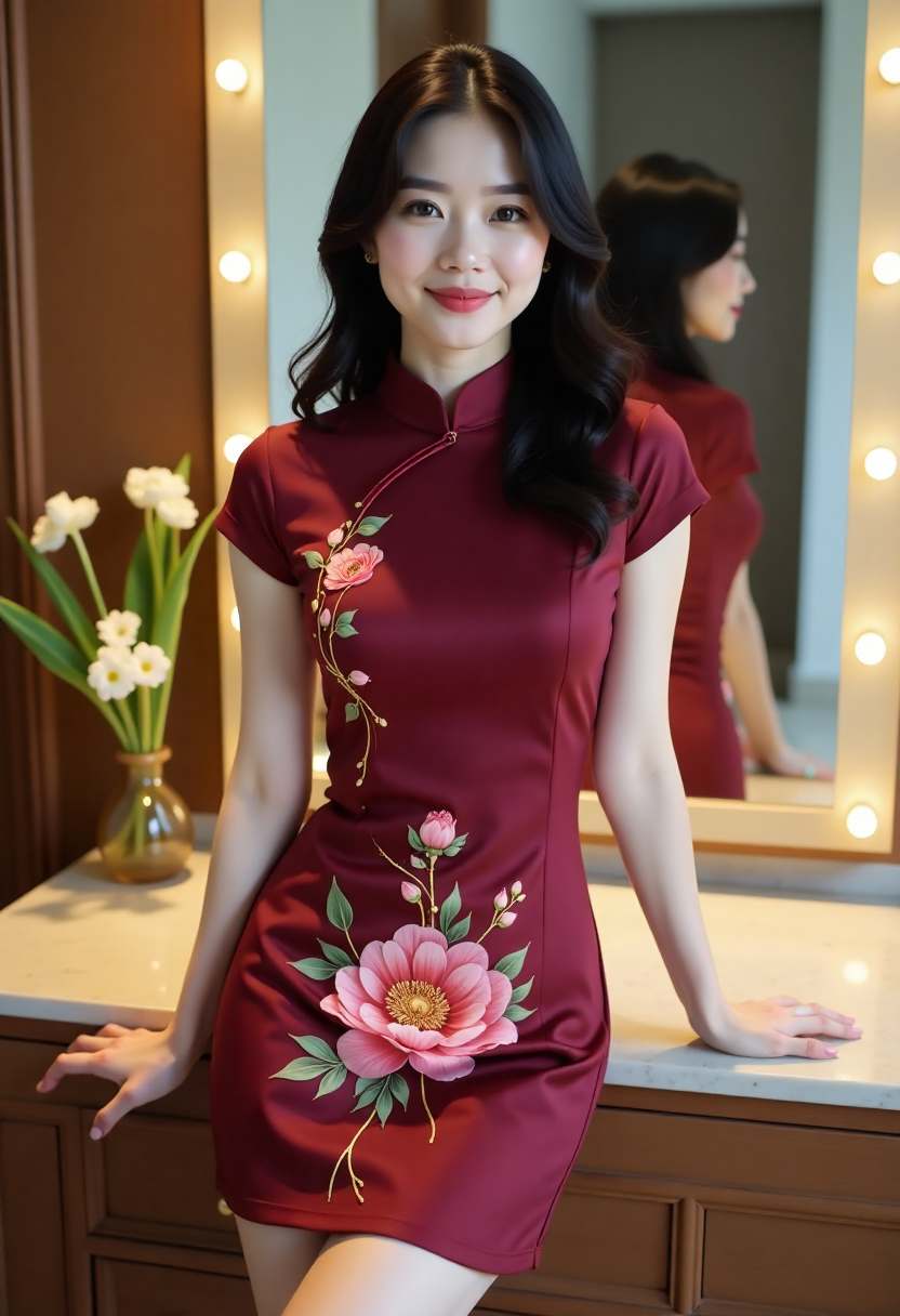 美丽的小辣椒竖版海报